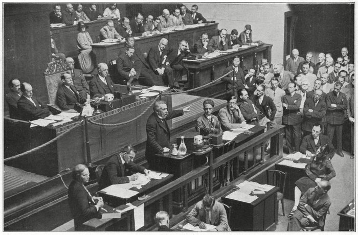 Mandatory Credit: Photo by Historia/Shutterstock (7665167zd) The League of Nations Geneva Aristide Briand Delivers A Discourse Favouring Peace 1929 Historical Collection 94