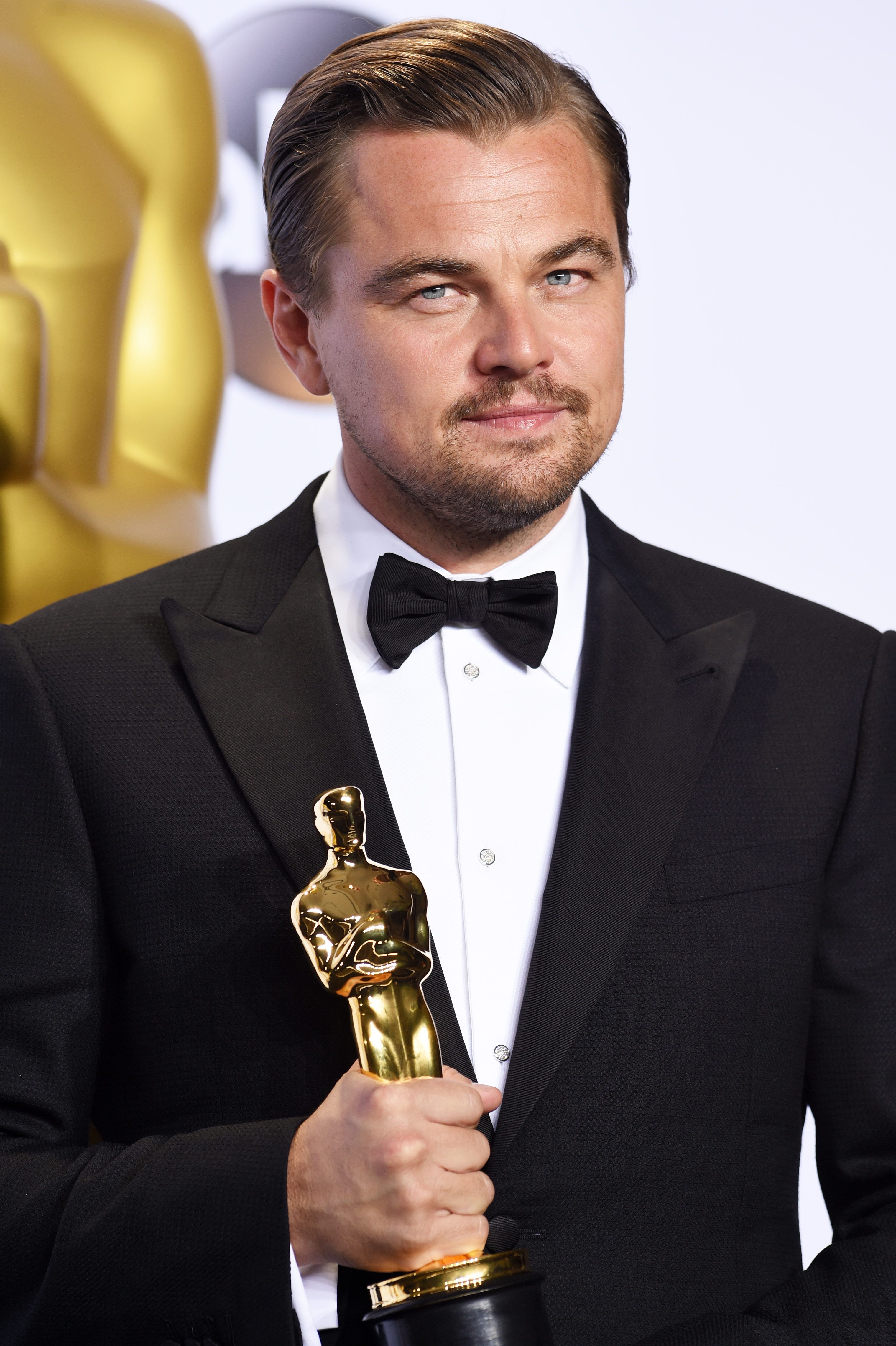 Mandatory Credit: Photo by David Fisher/Shutterstock (5599373ey) Leonardo DiCaprio - Performance by an Actor in a Leading Role, The Revenant 88th Annual Academy Awards, Press Room, Los Angeles, America - 28 Feb 2016