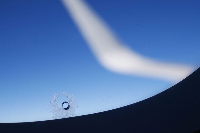 The Little Hole In Airplane Window (2)