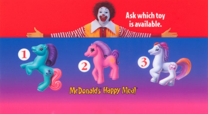 my little pony happy meal toy