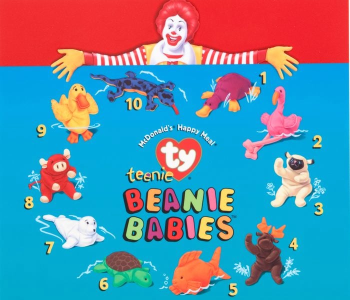 beanie babies mcdonald's happy meal toy