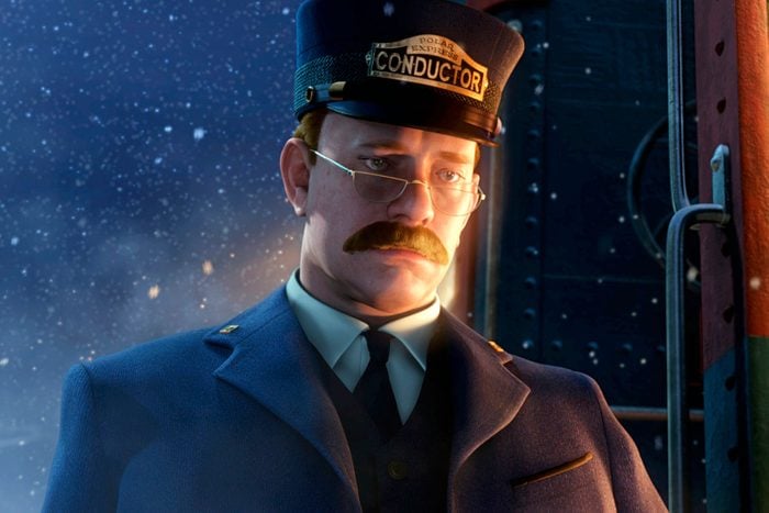 Tom Hanks as the Conductor in The Polar Express