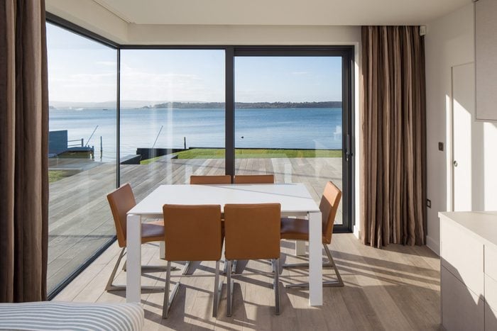 Dining Room on Waterfront Dorset UK