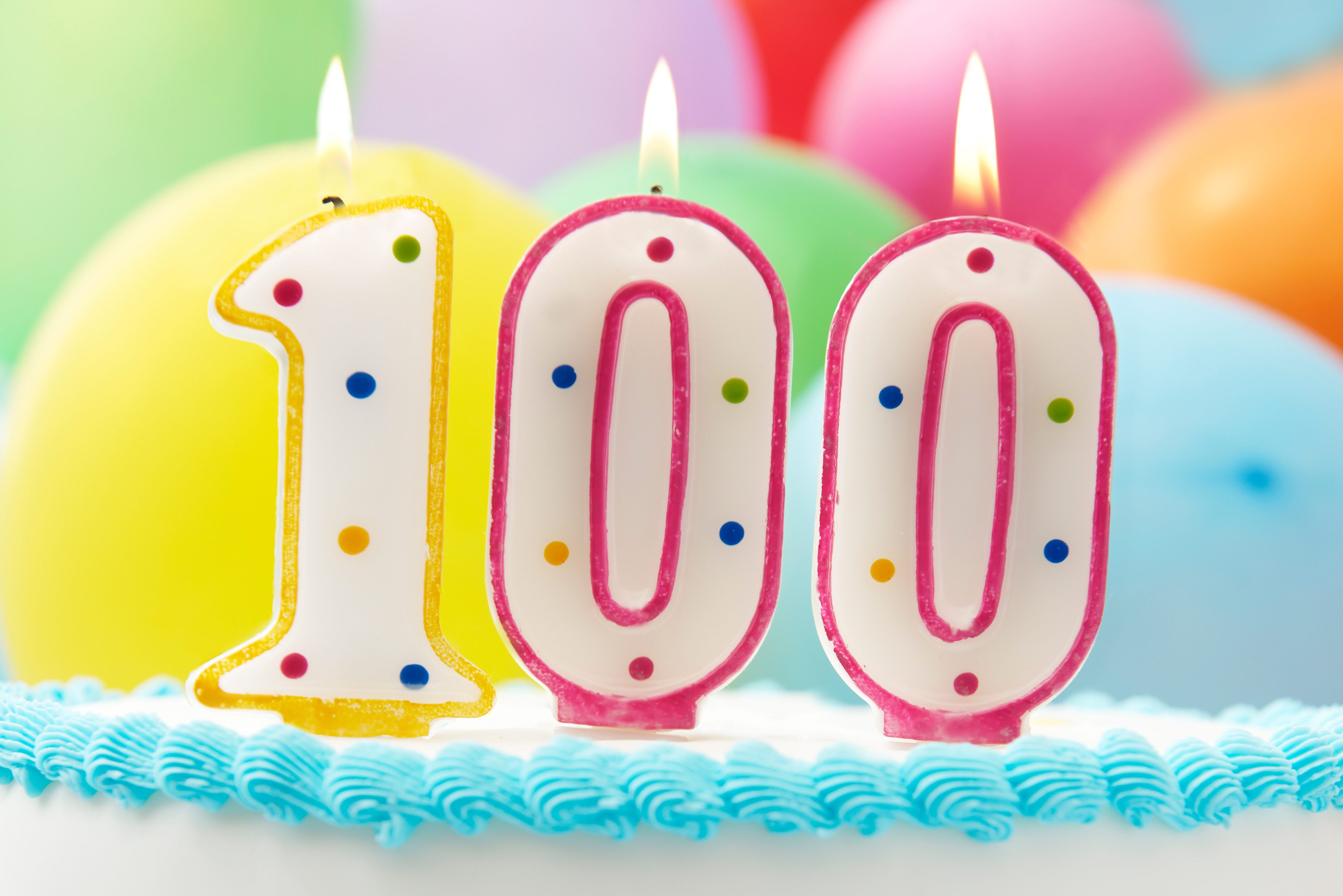 Cake Celebrating 100th Birthday