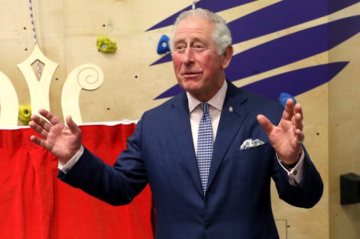 Prince Charles makes a speech as he unveils a plaque to commemorate his visit to the opening of the Prince's Trust new South London Centre 17 Dec 2019