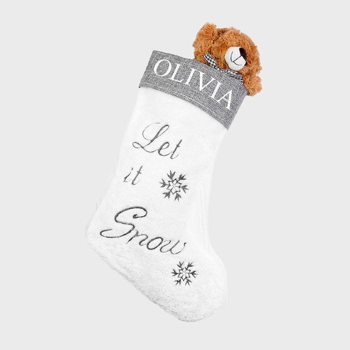 Personalized Let It Snow Christmas Stockings Via Etsy