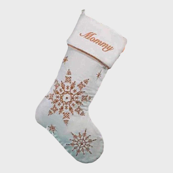 Snowflake Stockings Via Amazon