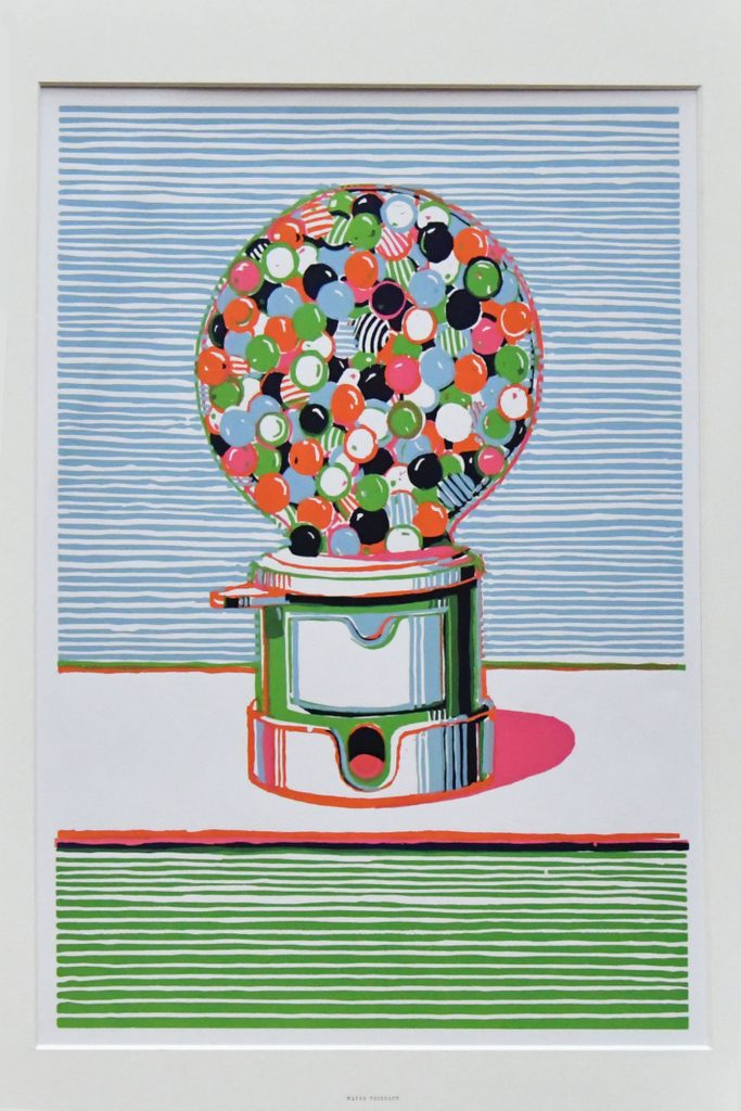 Mandatory Credit: Photo by Nils Jorgensen/Shutterstock (6235891c) Wayne Thiebaud. Gumball Machine. 1970. Catherine Daunt, Project Curator Monument Trust. 'The American Dream' exhibition photocall, The British Museum, London, UK - 12 Oct 2016 Photo call for key works which will be in the British Museum's next major exhibition The American Dream: pop to the present, which opens Spring 2017
