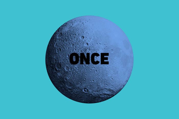 once in a blue moon idiom