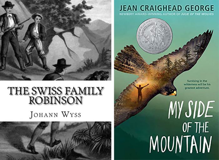 the swiss family robinson book my side of the mountain book