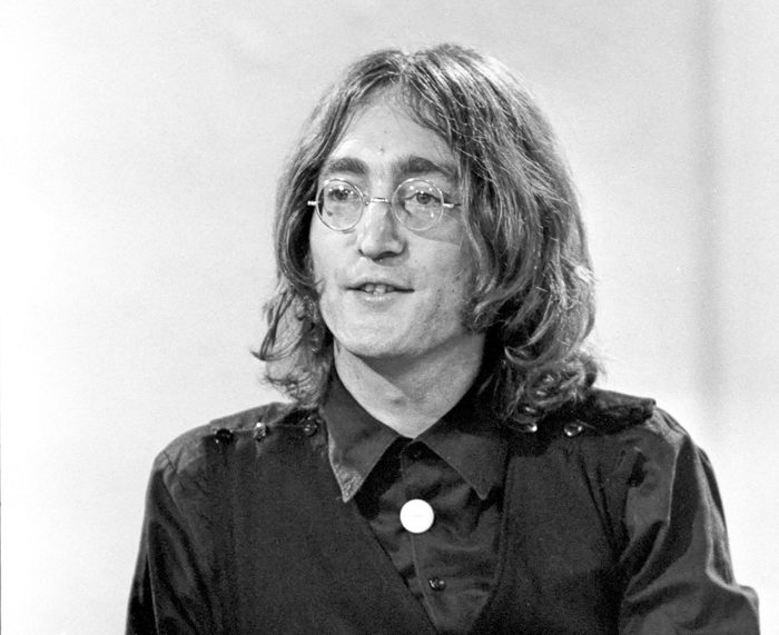 Mandatory Credit: Photo by Shutterstock (524008o) 'Frost on Saturday' TV programme - John Lennon - 24 Aug 1968 JOHN LENNON