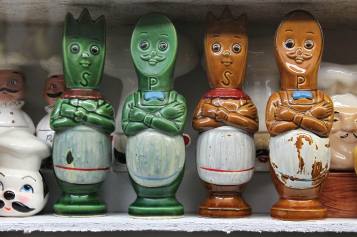In Gatlinburg, Tenn., a collection of salt and pepper shakers are on display at The Salt and Pepper Shaker Museum.