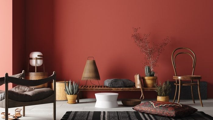 copper red paint