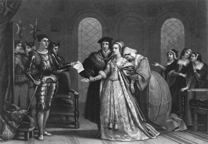 Lady Jane Grey arrest by Queen Mary 
