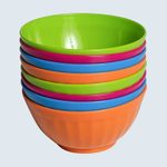 Klickpick Home 6 Inch Plastic Bowls