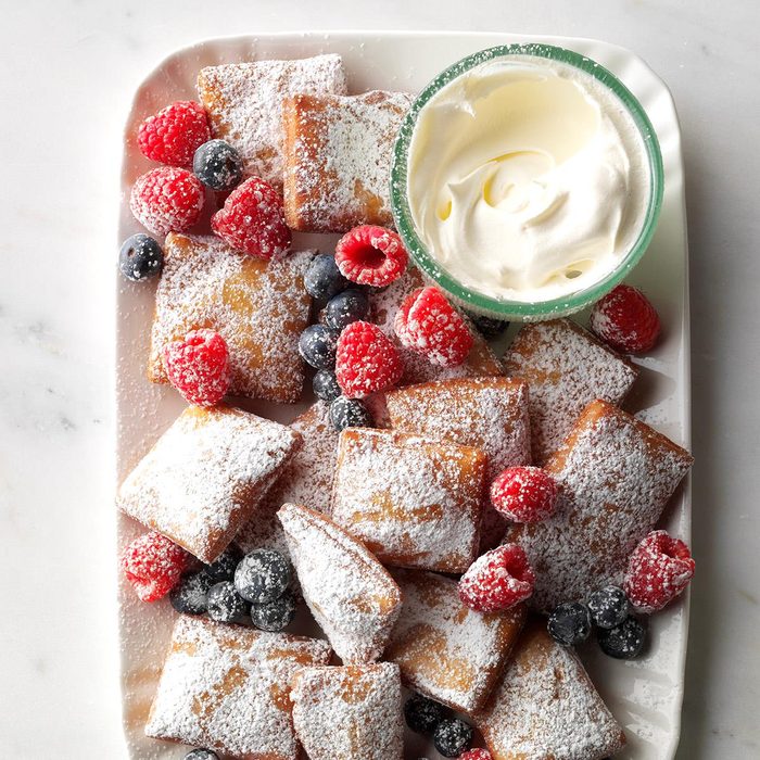 Springtime Beignets with Berries