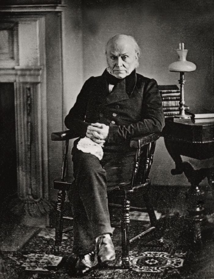 John Quincy ADAMS, 1767-1848, 6th President of the United States of America, 1825-9, daguerrotype by Southworth and Hawes, 1843 Art (Portraits) - various