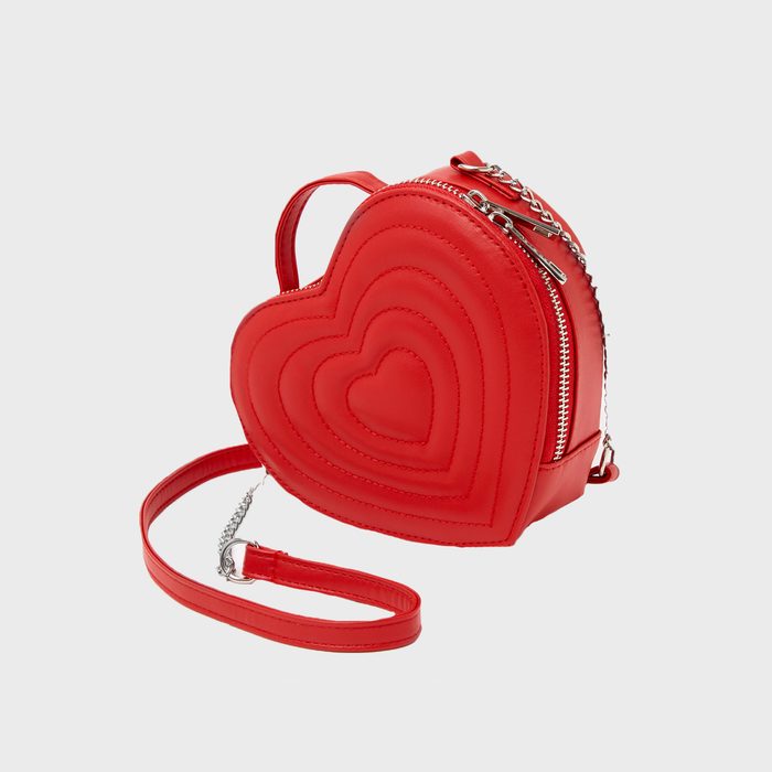 Claire's Quilted Heart Crossbody Bag Ecomm Via Clairs.com