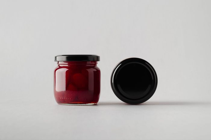 Strawberry Jam Jar Mock-Up - Two Jars