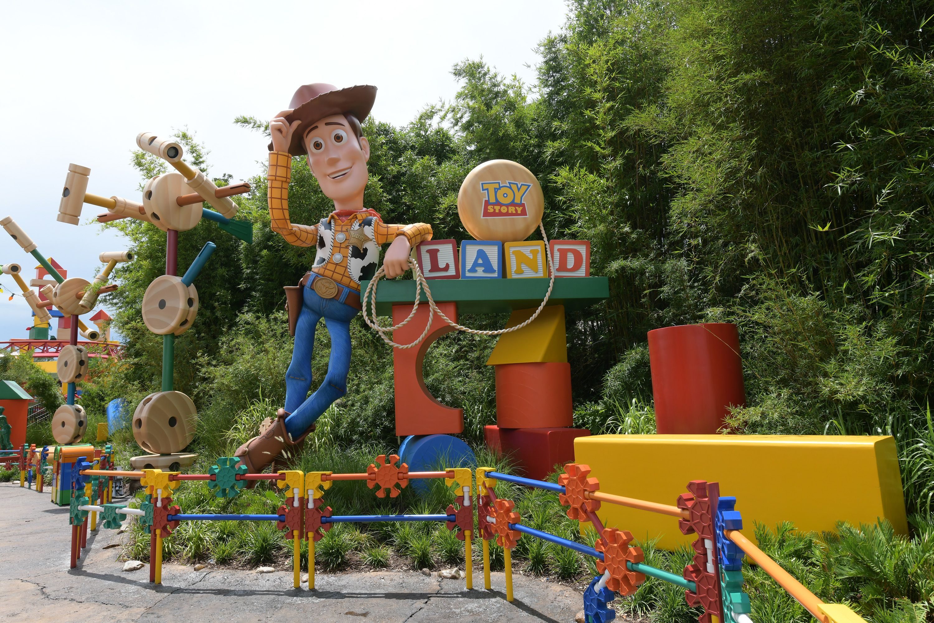 Mandatory Credit: Photo by Gustavo Caballero/South Beach Photo/Shutterstock (9730461l) Toy Story Land Opening Preview at Walt Disney World - General Views Toy Story Land Opening Preview, Orlando, USA - 28 Jun 2018