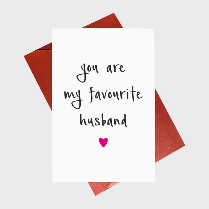 You Are My Favourite Husband Card