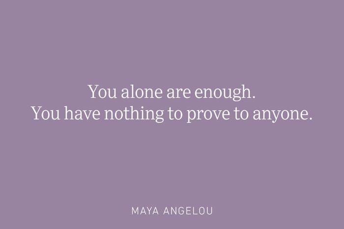 maya angelou being single quote