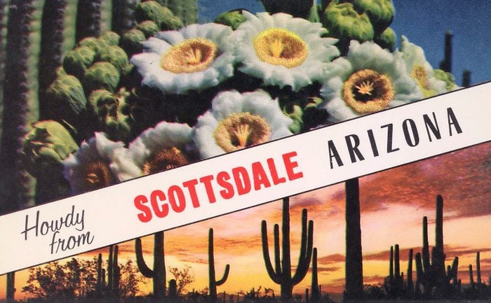 vintage postcard arizona
