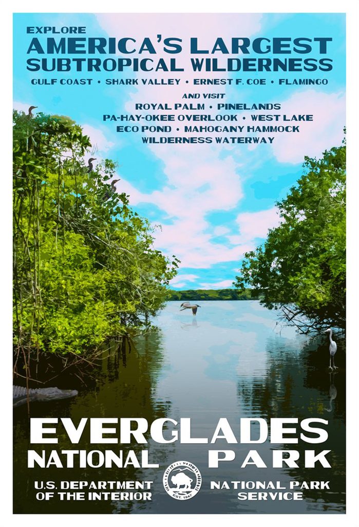 everglades national park poster