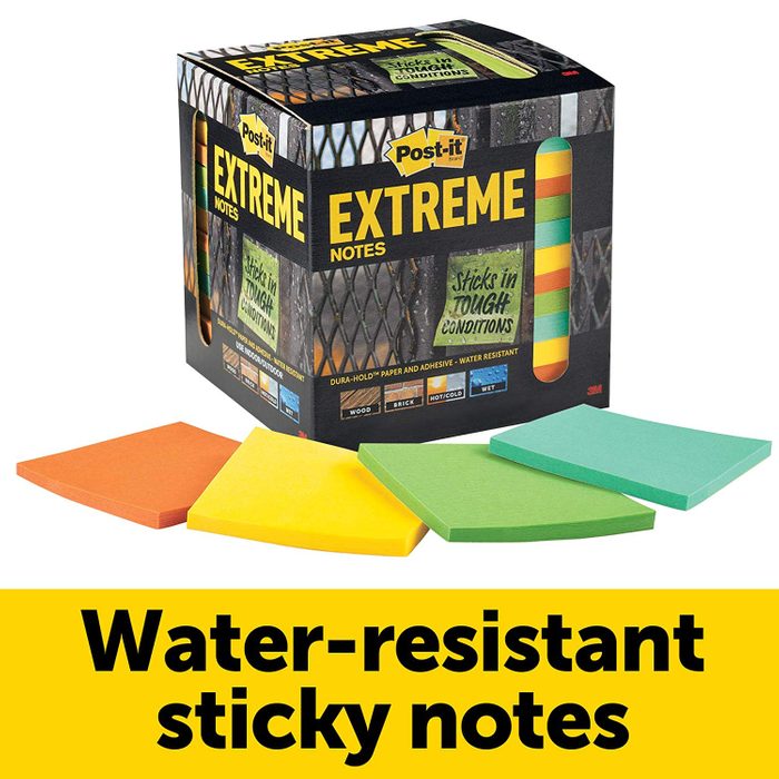 water resistant post it notes