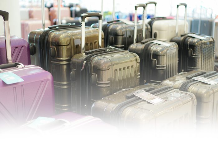 luggage displayed for sale