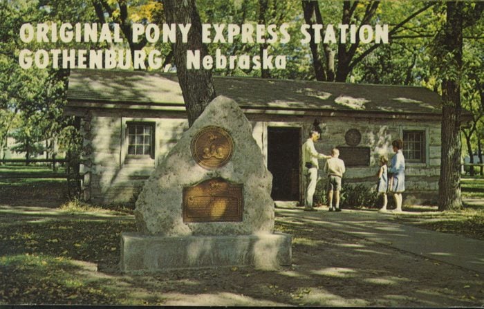nebraska vintage post card