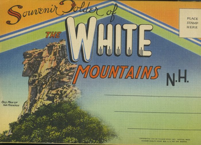 new hampshire vintage postcard