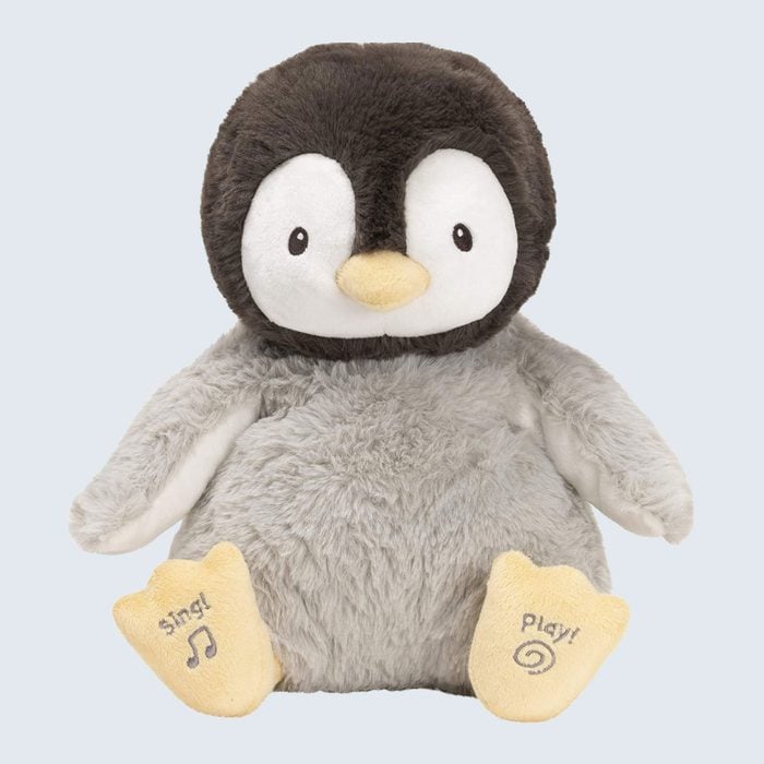 For the cutest little kissy face: GUND Animated Kissy The Penguin Stuffed Animal Plush