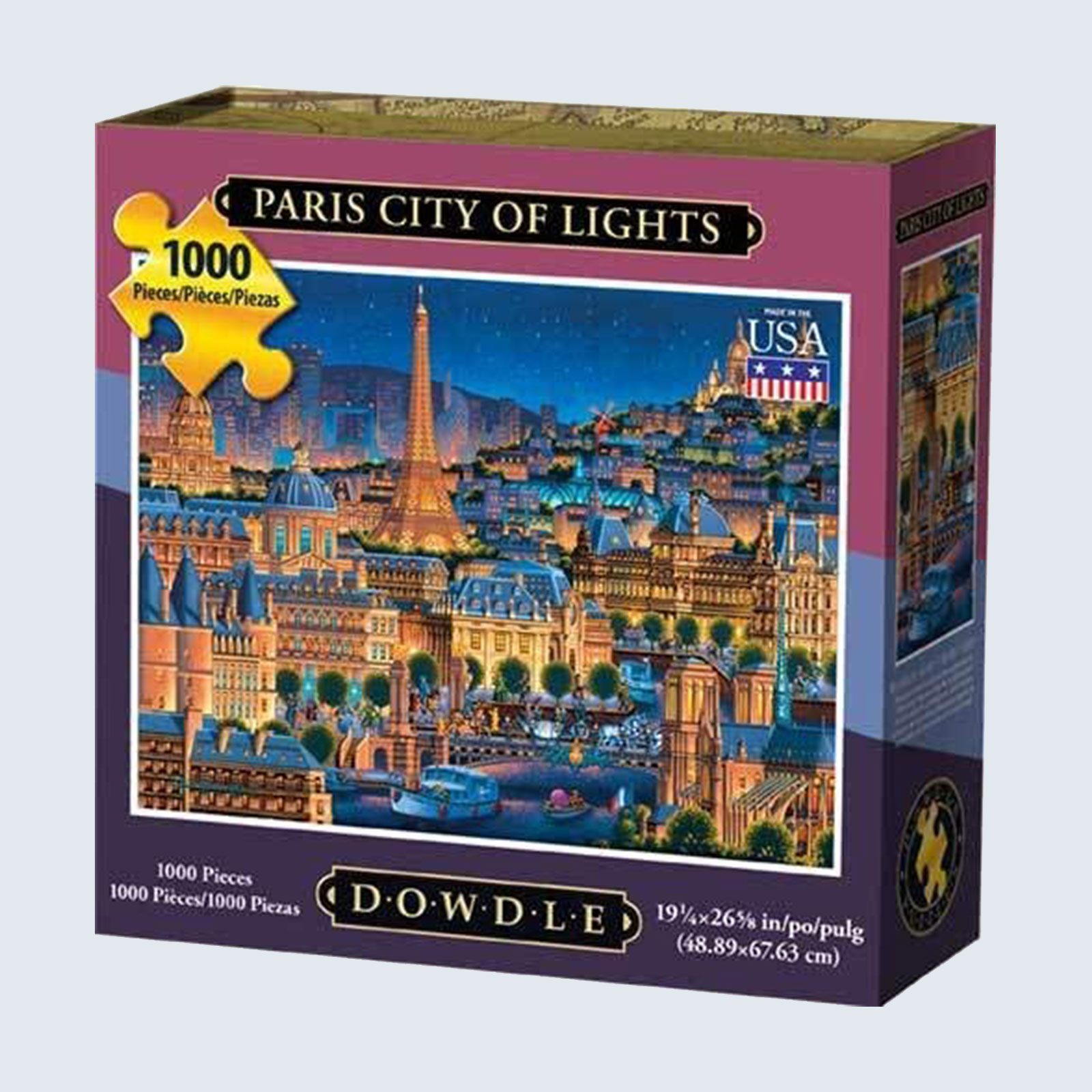For the one who misses the City of Lights: Dowdle Wooden Paris Jigsaw Puzzle