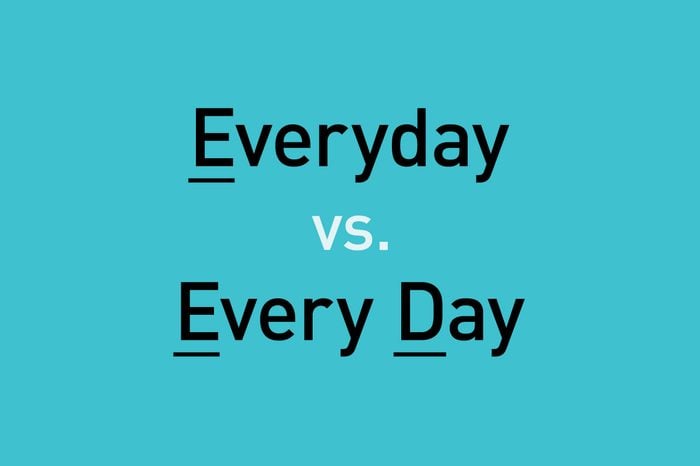 text: everyday vs. every day