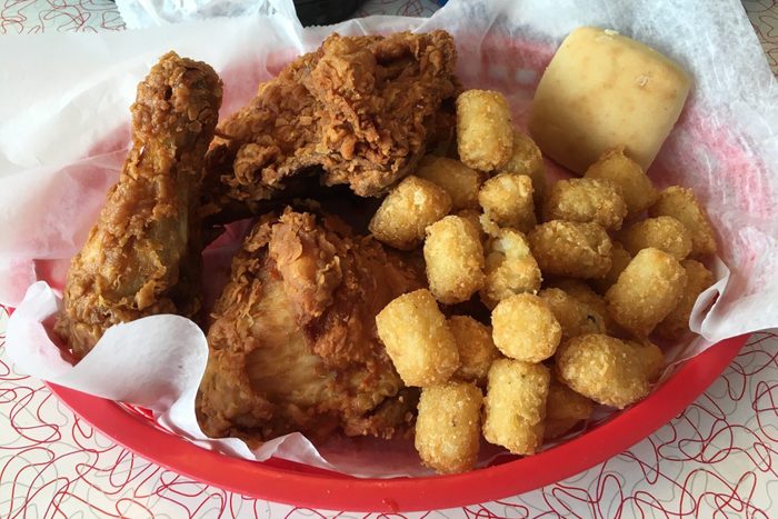 Fried Chicken From Parkette Drive In Diner In Kentucky Via Tripadvisor