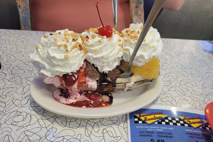 Ice Cream From Mels Classic Diner In Tennessee Via Tripadvisor