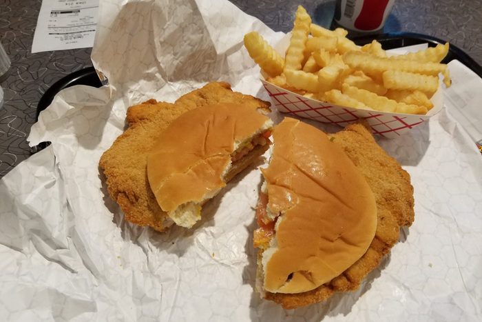 Sandwhich And Fries From Edwards Drive In In Indiana Via Tripadvisor