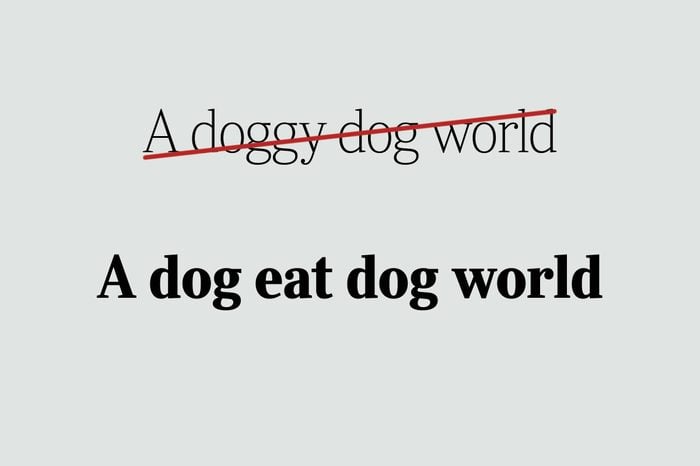 phrases you're using wrong a dog eat dog world