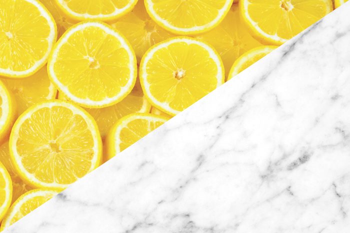 things to clean with lemons marble