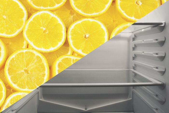 things to clean with lemons fridge inside