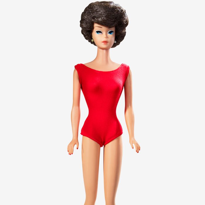 1962 Bubble Cut Swimsuit Barbie Courtesy Mattel Inc.