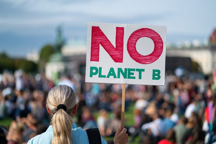 there is no plante b, climate change protest