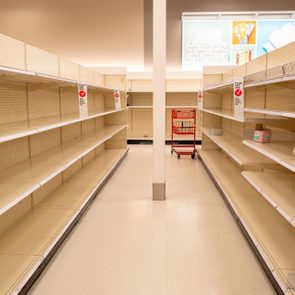 COVID-19 Empty Target Shelves
