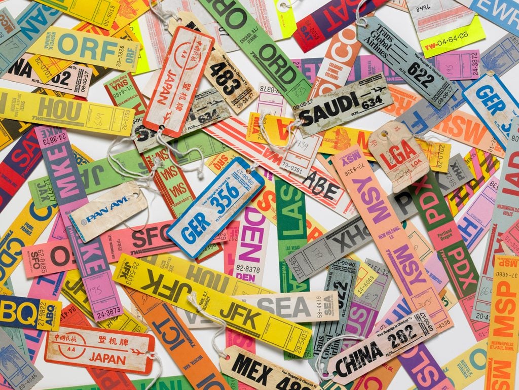 Miscellaneous Airline Luggage Tags