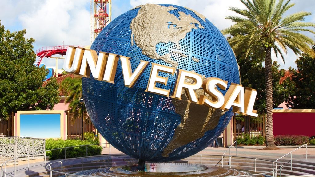 Orlando, Florida, United States - July 02, 2011. Universal Studios globe sign at entrance.