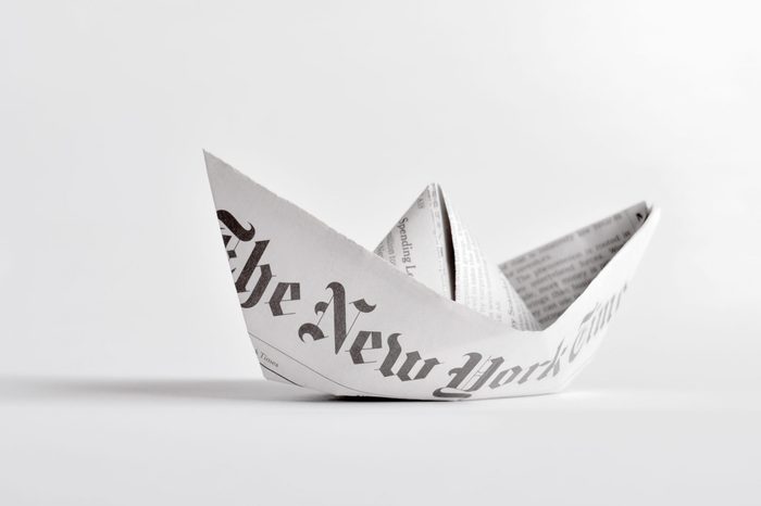 Paper boat.