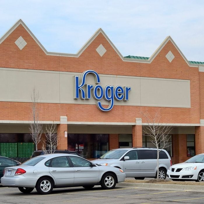 Troy, Michigan, USA - March 6, 2012: The Kroger store on John R Road in Troy, Michigan. Kroger is a chain of grocery stores founded by Bernard Kroger in 1883 with over 3600 locations nationwide.