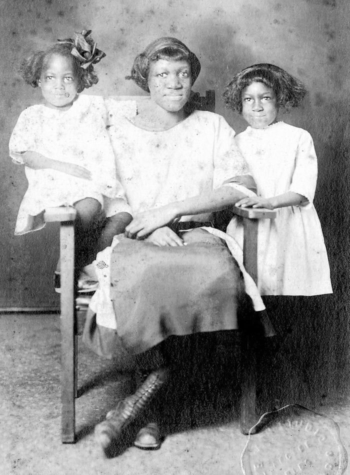 African-American Mother Posing