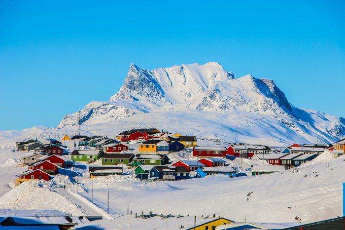 Nuuk and Sermitsiaq